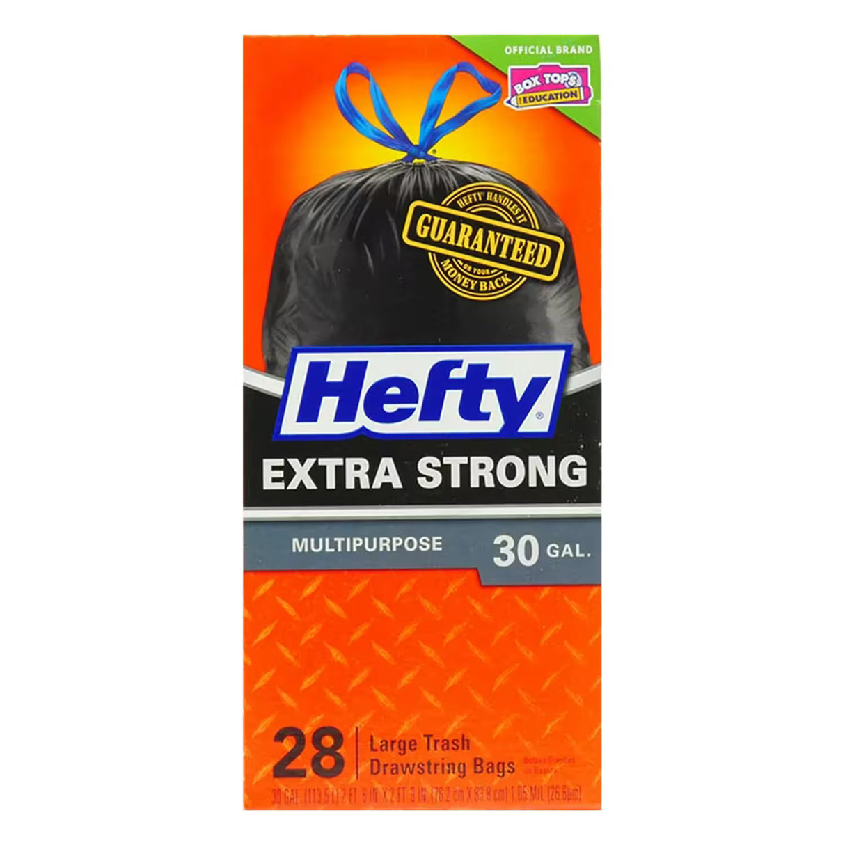 Hefty Cinch Sak Large Trash Bags 30 Gallon – 28 Count – 6 Pack