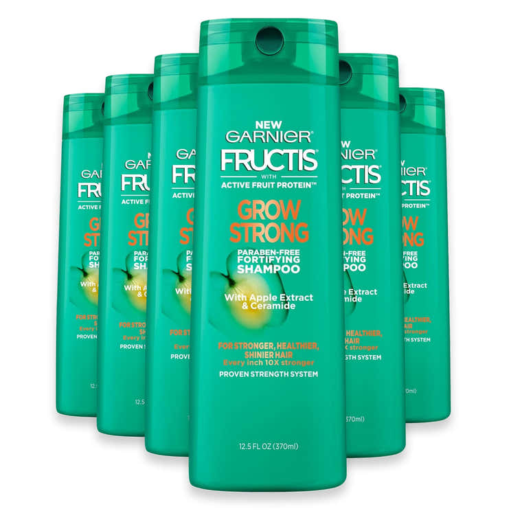 Garnier Fructis Grow Strong Shampoo - 12.5 oz - 6 Pack | Garnier - Pre Order