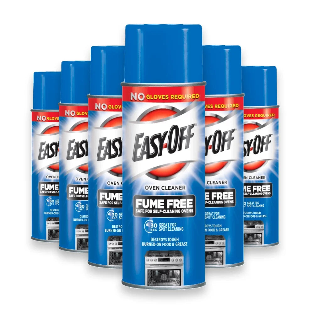 Easy-Off - Lemon Scent Fume Free Oven Cleaner - 14.5 Oz - 6 Pack