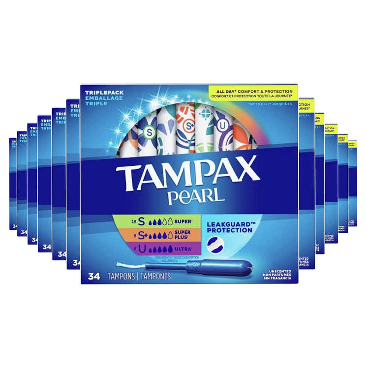 Meta Title: Tampax Pearl Ultra Unscented Tampons, 18 Ct - 12 Pack | Tampax - Pre Order