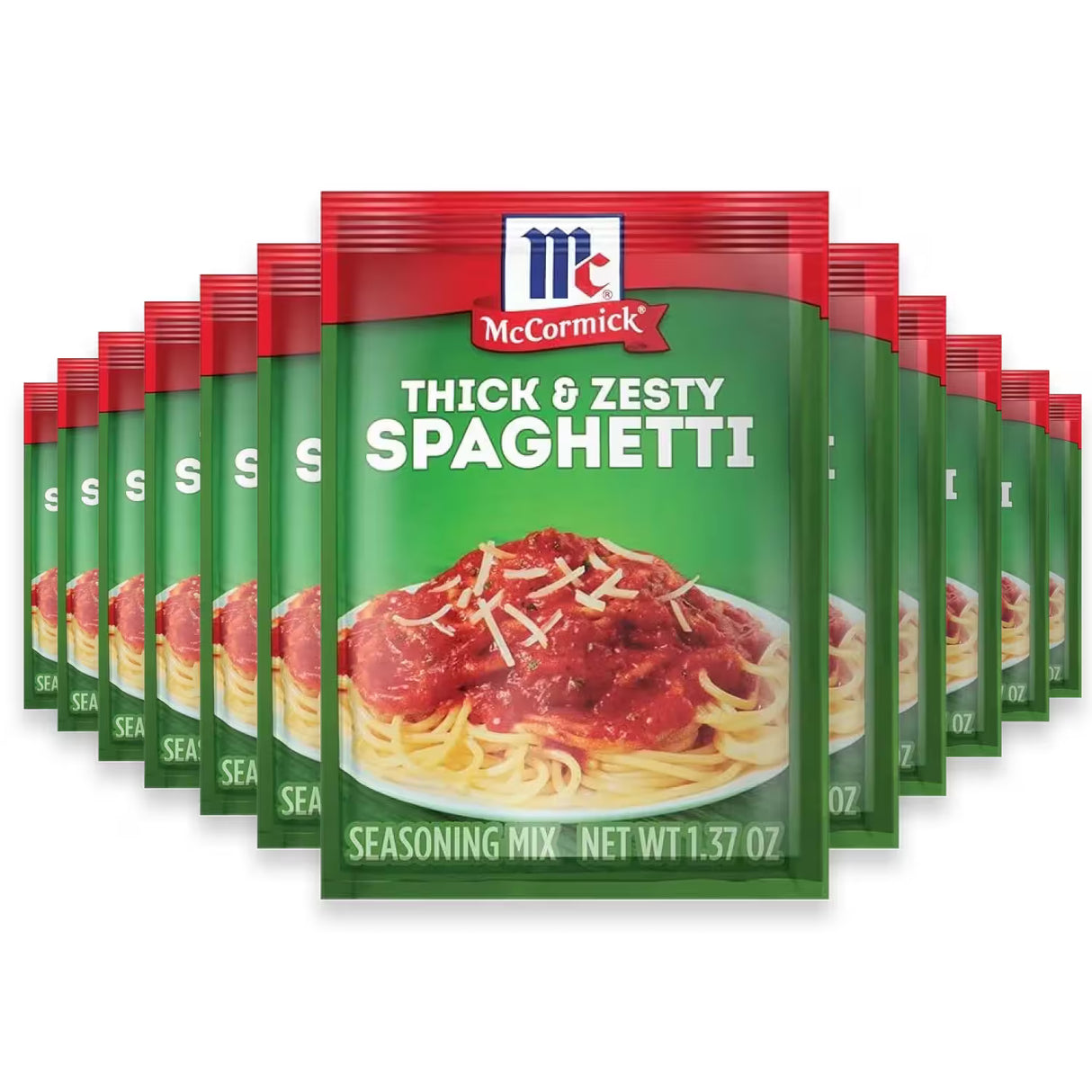 McCormick Thick & Zesty Spaghetti Sauce - 1.37 oz - 12 Pack