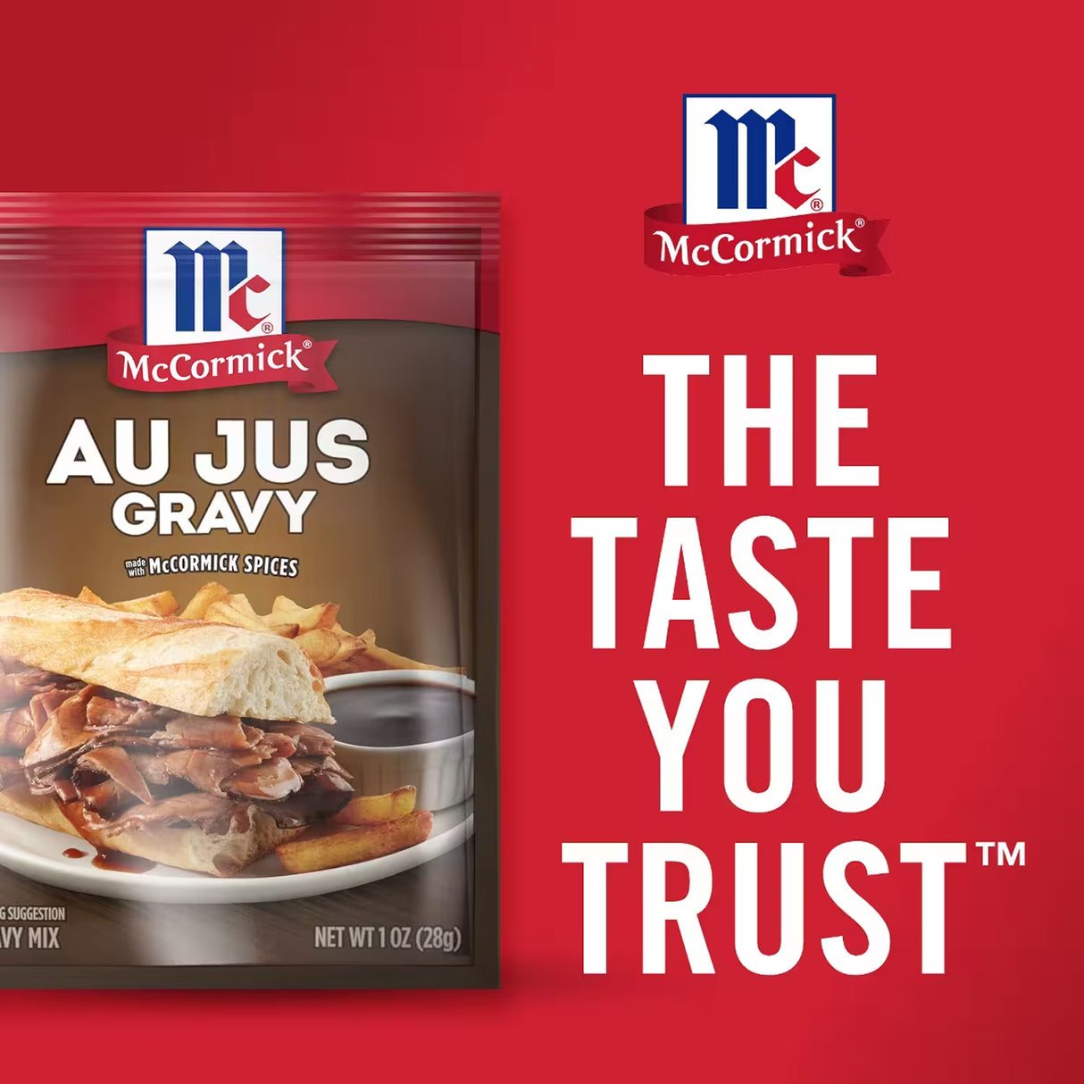 McCormick Au Jus Gravy Mix - 1 oz - 12 Pack