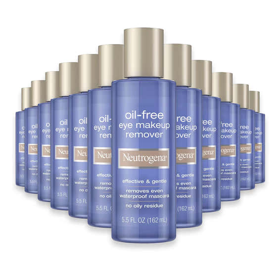 Neutrogena Oil-Free Eye Makeup Remover 5.5 oz - 12 Pack | Neutrogena - Cosmetics - Wholesale