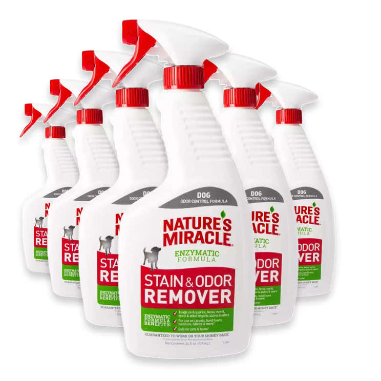 Nature’s Miracle Dog Stain &amp; Odor Remover – 24 oz – 6 Pack | Nature's Miracle - Pre Order