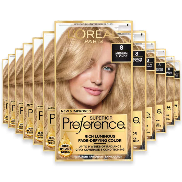 L’Oréal Superior Preference 8 Medium Blonde - 12 Pack | L'oreal - Pre Order