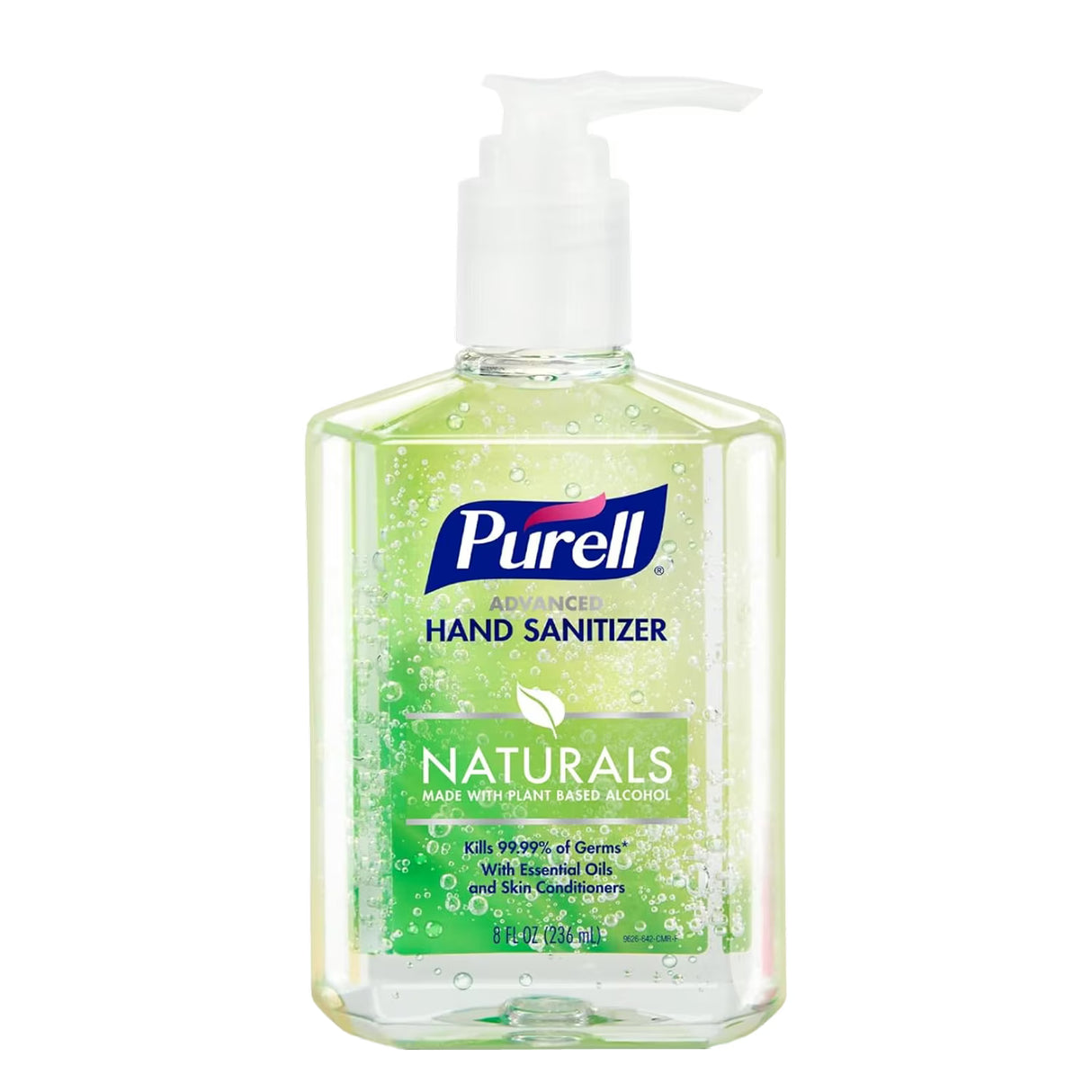 Purell Naturals Hand Sanitizer Gel Pump Bottle 8 oz - 12 Pack