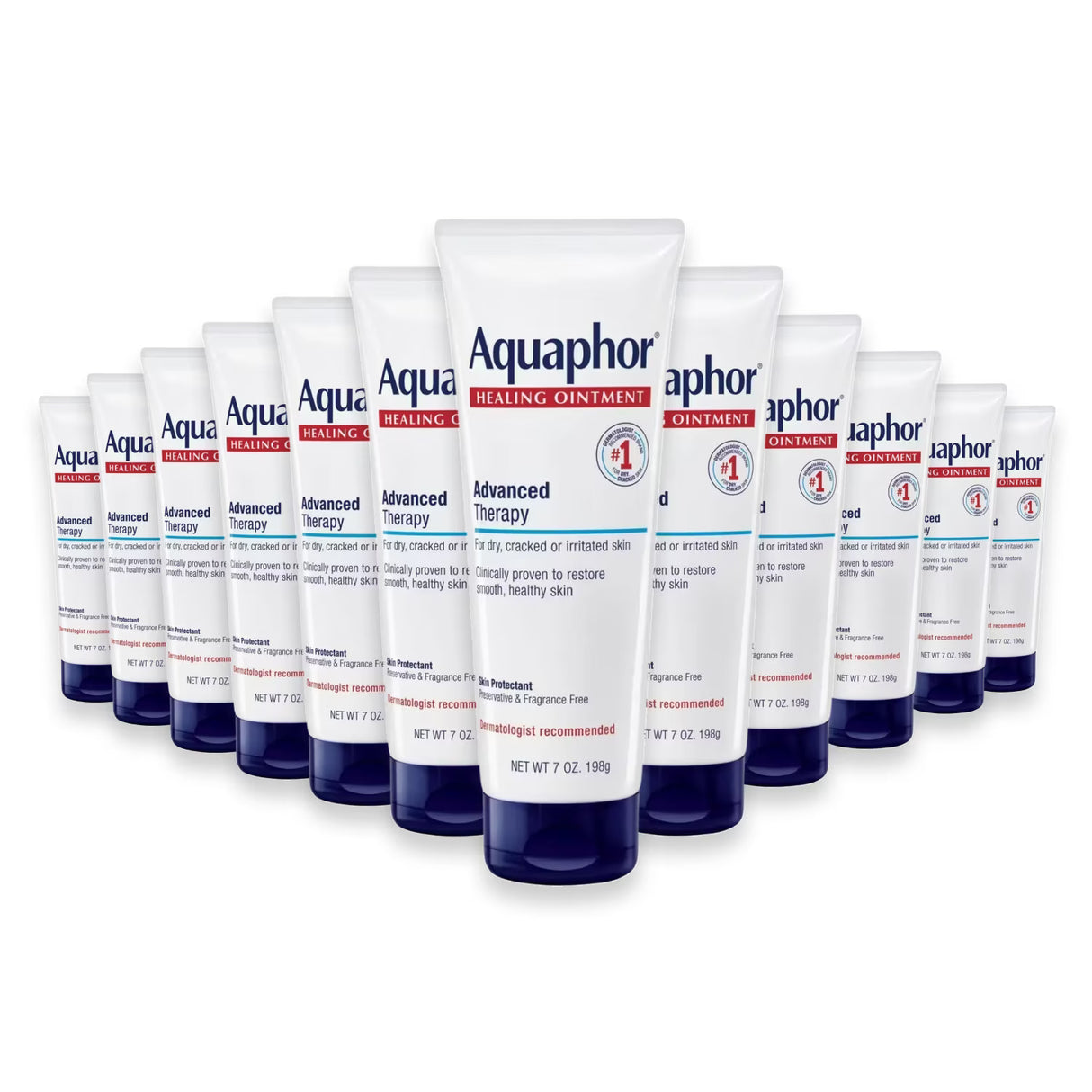 Aquaphor Healing Ointment Skin Protectant - 7 Oz - 12 Pack