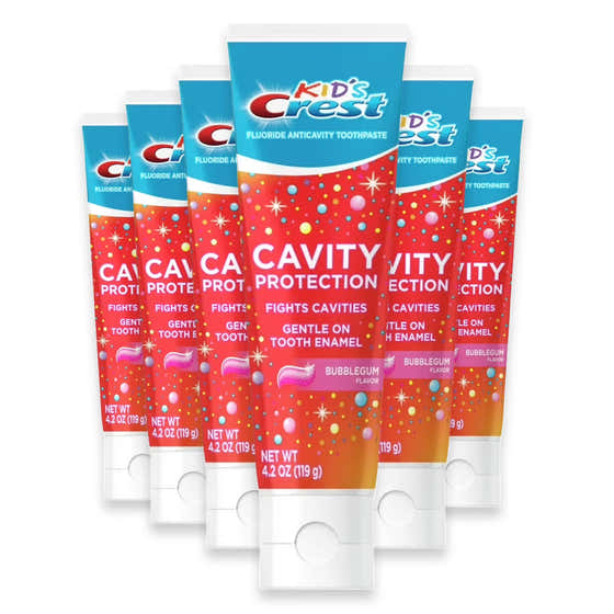 Crest Kids Cavity Protection Toothpaste Gel - 4.2oz - 6 Pack | Crest - New Arrivals