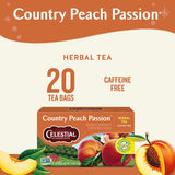Celestial Seasonings - Herbal Tea, Country Peach Passion - 20 Ct - 6 Pack