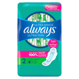 Always Ultra Thin Pads Size 2 Long Super with Wings, 32 Ct – 3 Pack