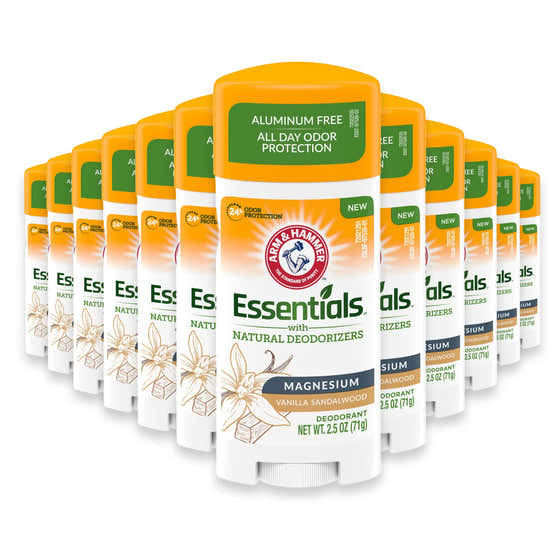 ARM &amp; HAMMER Essentials Natural Deodorant Vanilla Sandalwood 2.5 oz - 12 Pack - ARM &amp; HAMMER Essentials Vanilla Sa...