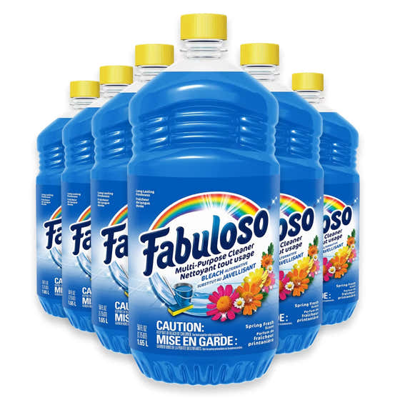 Fabuloso Multi-Purpose Cleaner, Spring Fresh, 1.65L - 6 Pack | Fabuloso - Cleaning Supplies