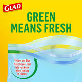 Glad Zipper Freezer Bags – Gallon – 15 Count – 12 Pack