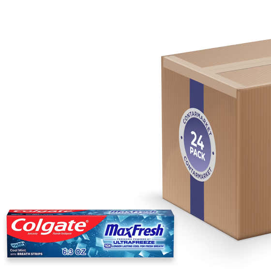 Colgate - Max Fresh with Whitening Breath Strips Cool Mint - 6.3 Oz - 24 Pack | Colgate - Oral Care Wholesale
