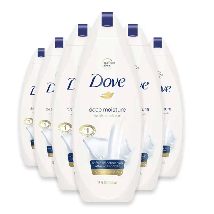 Dove Body Wash – Deep Moisture – 11 fl oz – 6 Pack | Dove - Pre Order