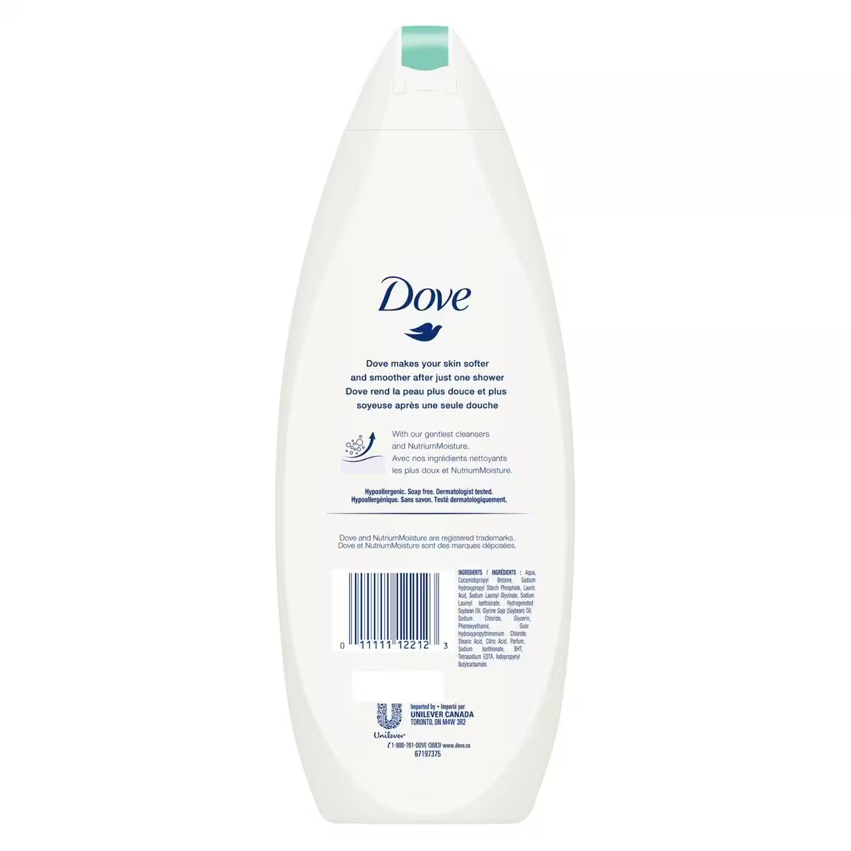 Dove Body Wash – Sensitive Skin – 11 fl oz – 6 Pack