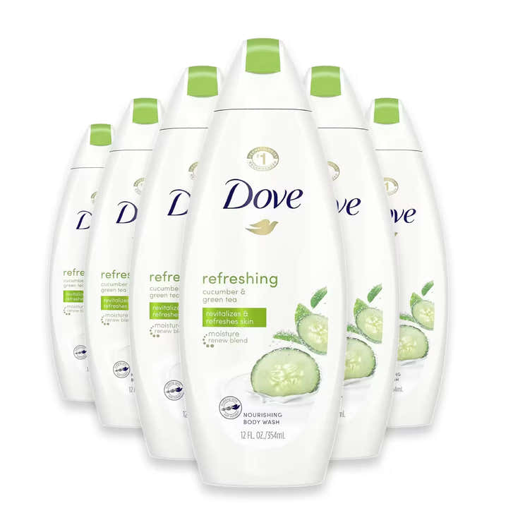 Dove Body Wash – Go Fresh Cucumber &amp; Green Tea – 11 fl oz – 6 Pack | Dove - Pre Order