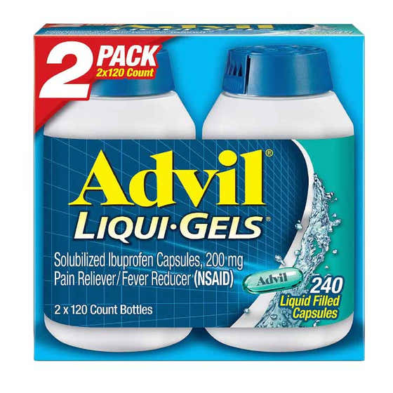Advil Liqui-Gels - 120 Ct - 2 Pack | Advil - Health &amp; Beauty Pack