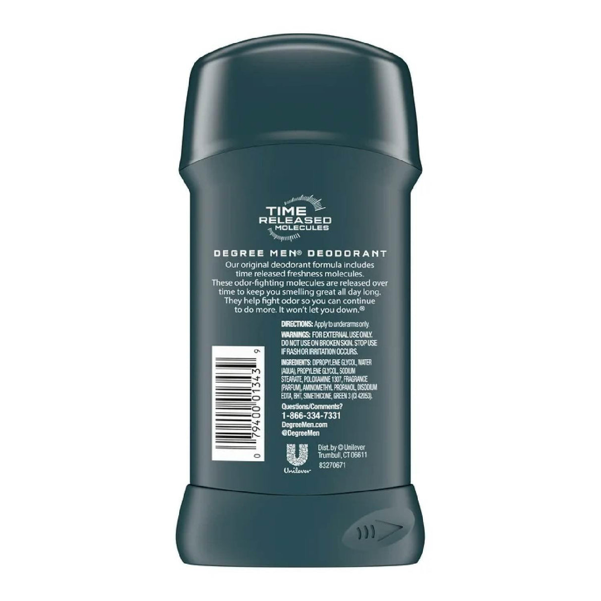 Degree Men Arctic Edge Aluminium Free Deodorant, 3.0 oz - 12 Pack