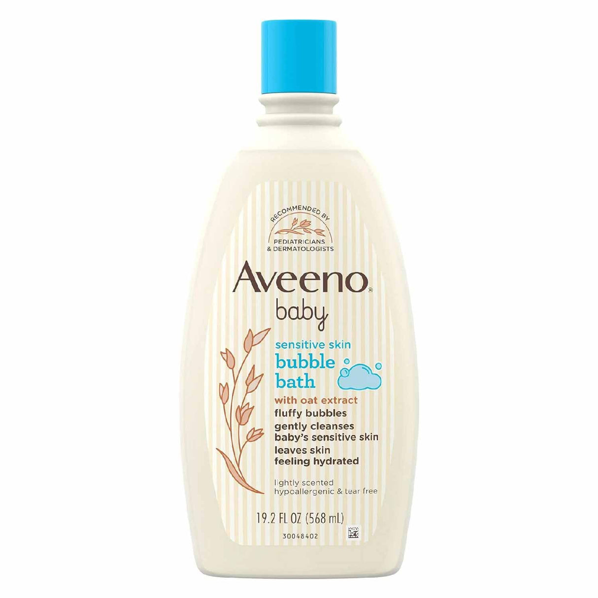 Aveeno -  Baby Sensitive Skin, Bubble Bath - 19.2 oz - 12 Pack