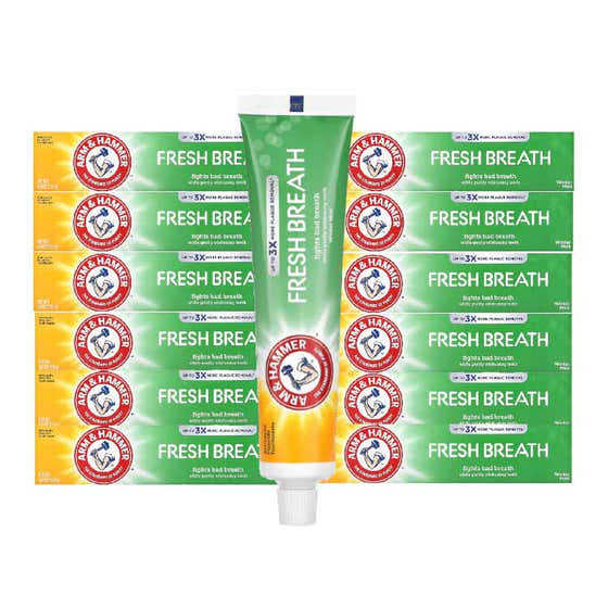 Arm &amp; Hammer, Fresh Breath, Winter Mint, 6 oz (170 g) - 12 Pack | Arm &amp; Hammer - Arm &amp; Hammer