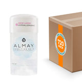 Almay - Anti-Perspirant & Deodorant, Clear Gel, Fragrance Free - 2.25 Oz - 720 Pack