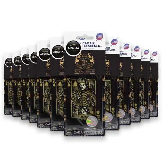 Aroma Playcard Style Air Freshener – King – 24-Unit Display | R.r. Lalena Corp. - member5%
