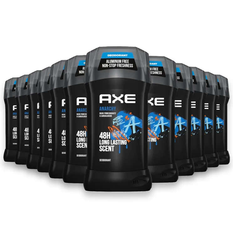 Axe Deodorant Stick Anarchy -  3 Oz - 12 Pack | Axe - Pre Order