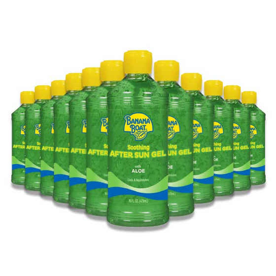 Banana Boat - Aloe Vera Gel After Sun Treatment - 16 Oz - 12 Pack | Banana Boat - All products