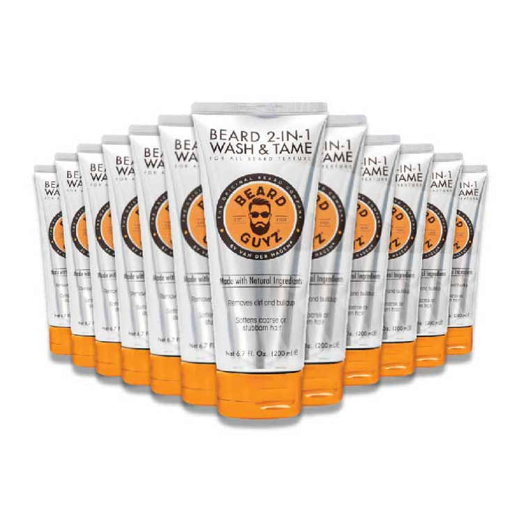 Beard Guyz - 2-in-1 Wash &amp; Tame, Conditioner - 6.7 oz - 12 Pack | Beard Guyz - Pre Order