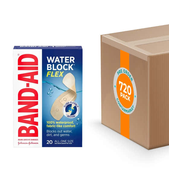 Band-Aid - Water Block Adhesive Bandages - 20 Ct - 720 Pack | Band-Aid - Band-Aid