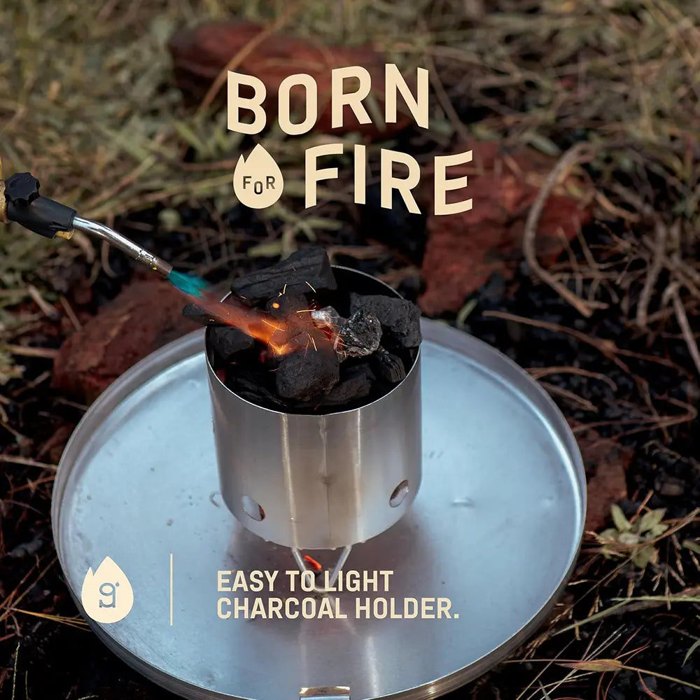 INGRILL 3-in-1 Basic Large Stainless Steel Smoker Barrel Grill – Portable Charcoal BBQ with Thermometer, 40 lbs, Perfect for Camping, Backyard & Home BBQ