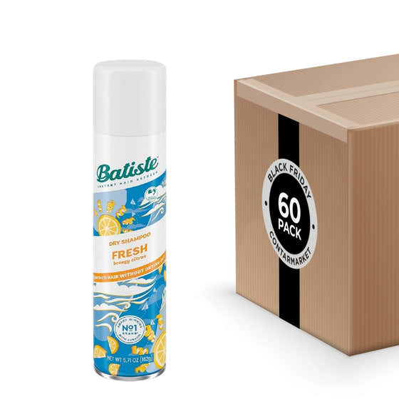 Batiste - Dry Shampoo Fresh Breezy Citrus 3.81 oz  - 60 Pack | Batiste - Black Friday
