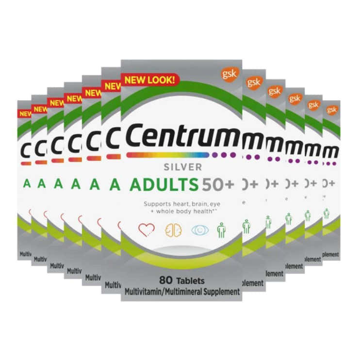 Centrum Silver® Multivitamin 80 tabs - 12 Pack - Centrum Silver® Multivitamin 80 tabs - 12 Pack Contarmarket | Centrum - P...