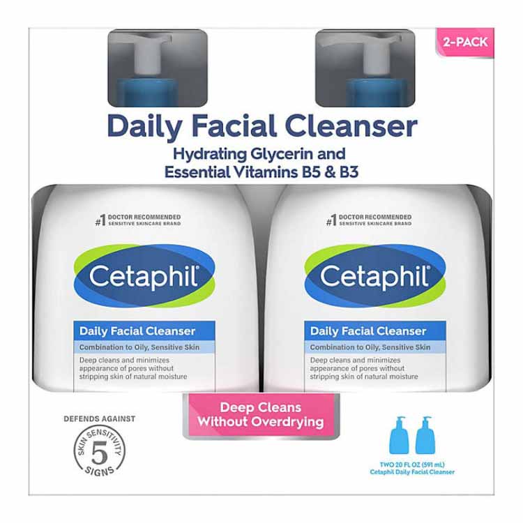 Cetaphil Daily Facial Cleanser - 20 fl Oz - 2 Pack