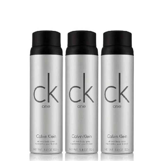 Calvin Klein CK One Body Spray - 5.4 oz - 3 Pack | Calvin klein - Value pack