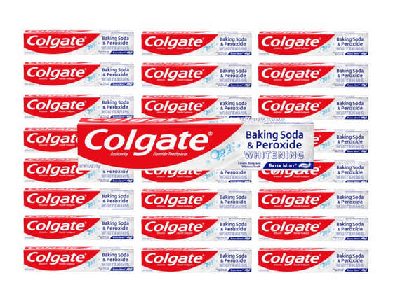 Colgate Baking Soda and Peroxide Whitening Toothpaste, Brisk Mint 6 Oz - 24 pack - Colgate Baking Soda &amp; Peroxide Whit...