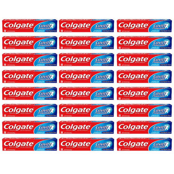 Colgate Cavity Protection with Fluoride Great regular White  8 oz - 24 Pack | Colgate - Health &amp; Beauty - Wholesale