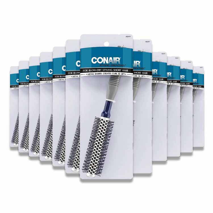 Conair - 12 Row Full Round Hot Curling Brush - 24 Pack