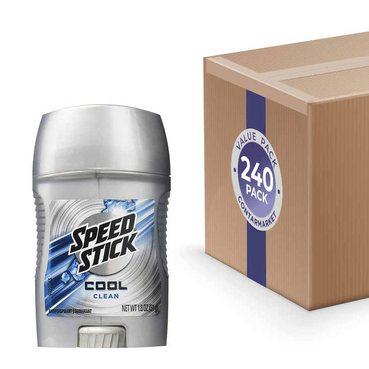 Speed Stick Antiperspirant Deodorant, Cool Clean 1.8 oz - 240 Pack | speed stick - Volume Discount