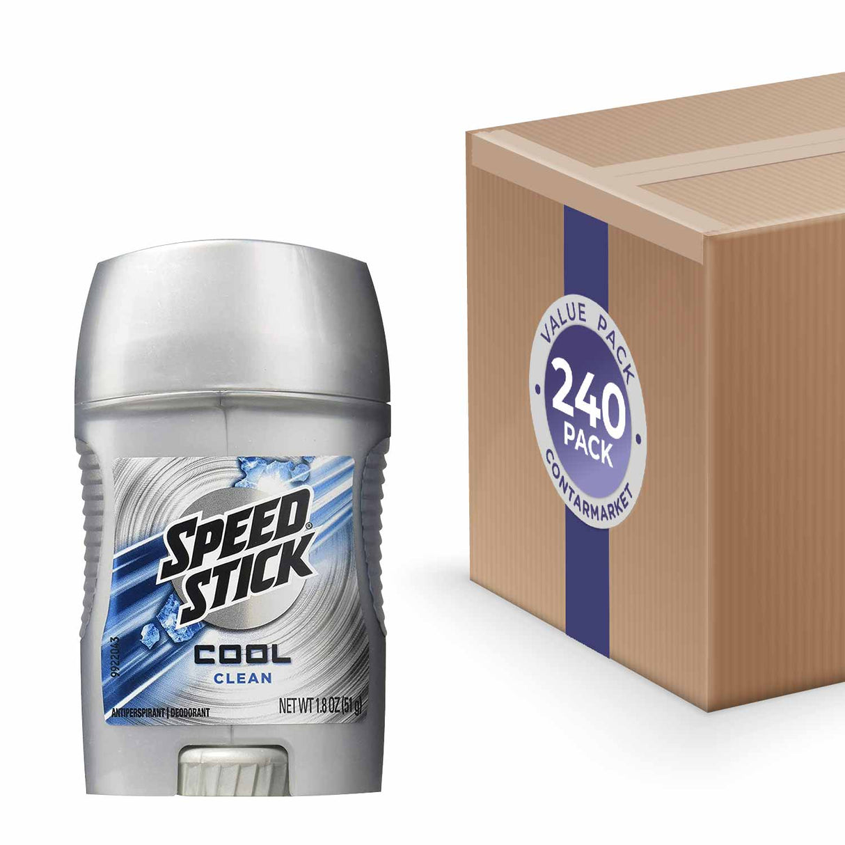 Speed Stick Antiperspirant Deodorant, Cool Clean 1.8 oz - 240 Pack