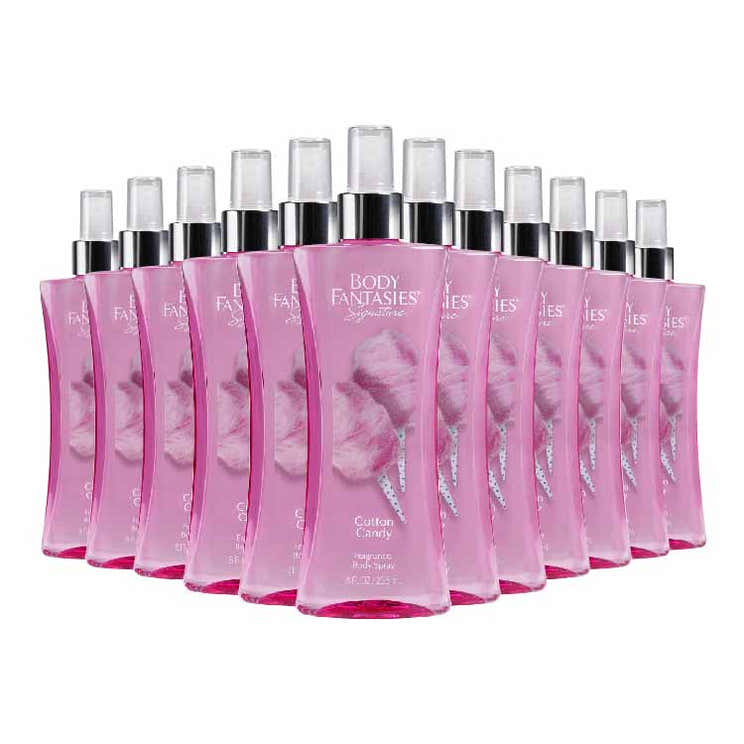 Body Fantasies Signature Cotton Candy by Parfums De Coeur Body   8 oz - 12 Pack | Parfums De Coeur - Pre Order