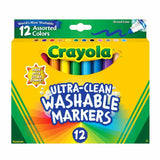Crayola - Ultra Clean Washable Markers - 12 Ct