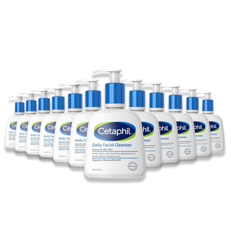 Cetaphil - Daily Facial Cleanser - 8 Oz - 12 Pack | Cetaphil - Pre Order