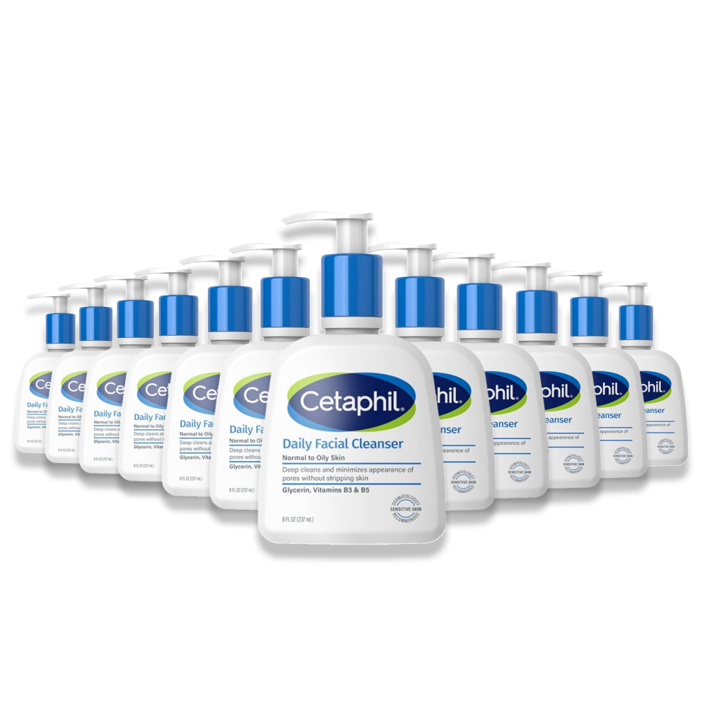 Cetaphil - Daily Facial Cleanser - 8 Oz - 12 Pack