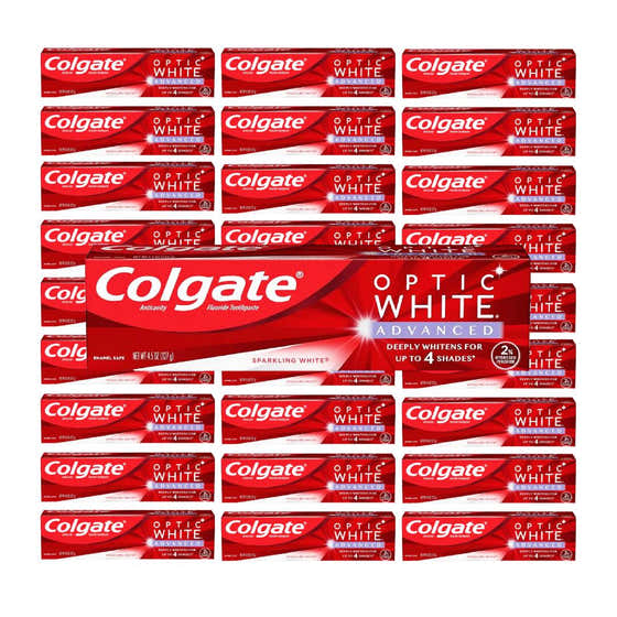 Colgate - Optic White Advanced - 4.5 oz - 24 Pack - Colgate Optic White Advanced Toothpaste - 24 Pack (4.5 oz) Contarmarke...