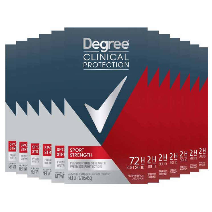 Degree Men Clinical Sport Strength Protection Anti-Perspirant, 1.7 Oz - 24 Pack | Degree - Pre Order