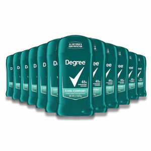 Degree Men Cool Comfort Antiperspirant Deodorant Invisible Solid, 2.7 oz - 12 Pack
