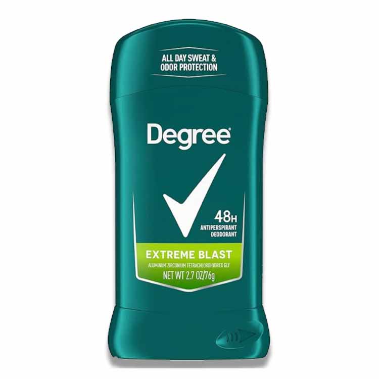 Degree Men Extreme Blast Antiperspirant Deodorant Invisible Solid, 2.7 Oz - 12 Pack
