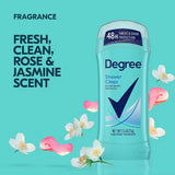 Degree Women Shower Clean Deodorant Invisible Solid 2.6 Oz - 12 Pack